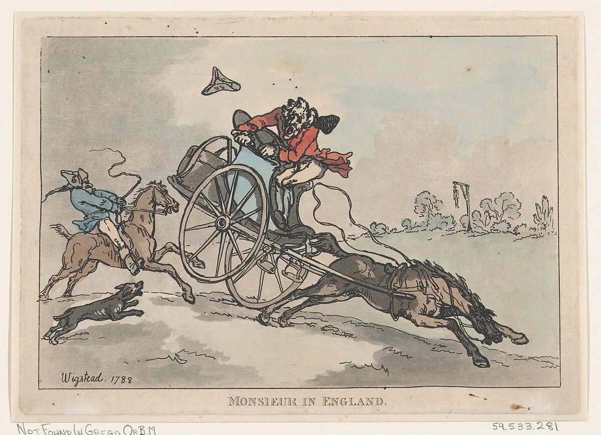 Monsieur in England — Henry Wigstead|Thomas Rowlandson