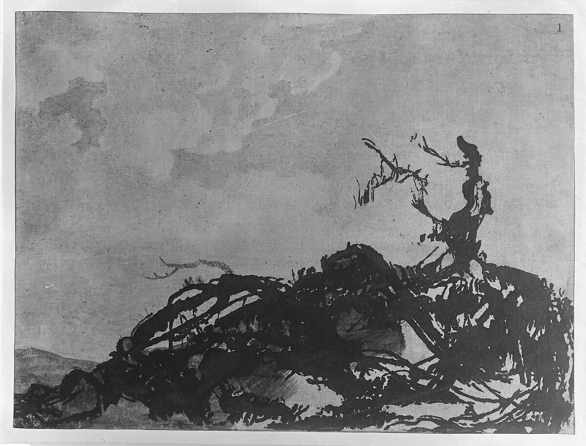 The Fallen Tree — Alexander Cozens