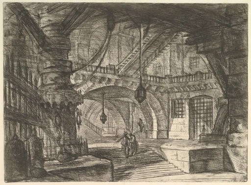 The Pier with Chains, from "Carceri d'invenzione" (Imaginary Prisons)