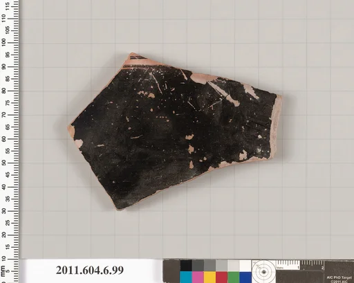 Terracotta fragment of a closed shape