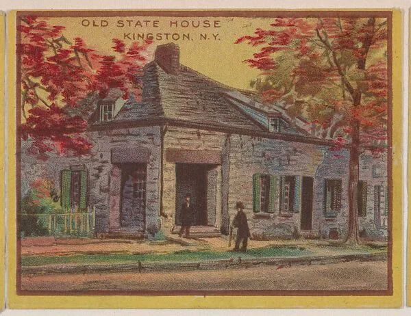 Old State House, Kingston, N. Y., collector card from the Famous Buildings series (D30), issued by the Weber Baking Company — Weber Baking Company