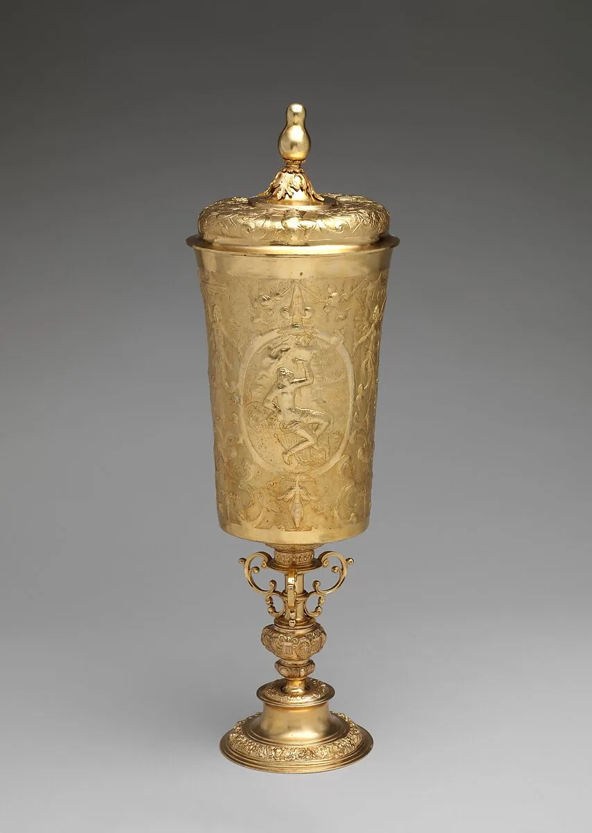 Cup with cover — Elkington & Co.