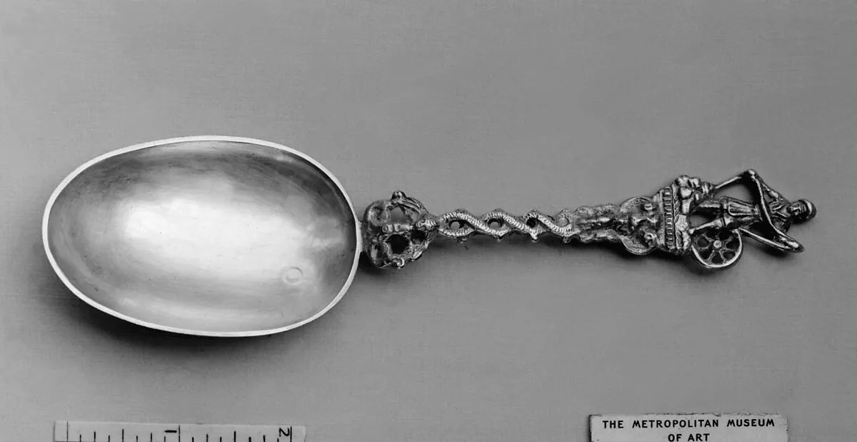 Figure-top spoon — Unknown