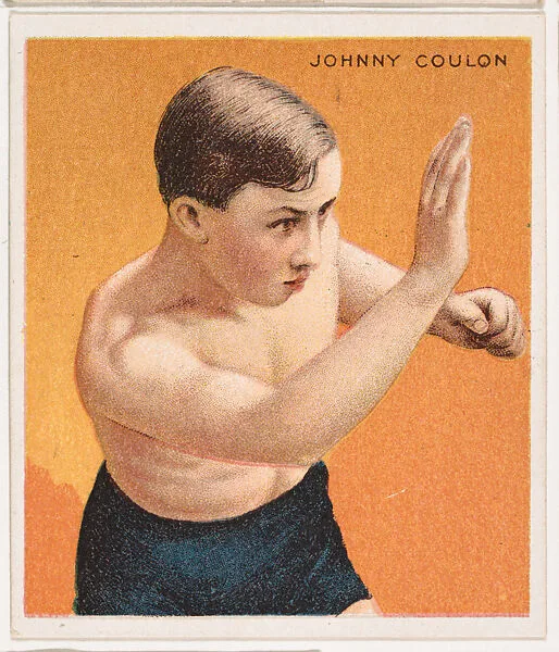 Johnny Coulon, Boxing, from Mecca & Hassan Champion Athlete and Prize Fighter collection, 1910 — Hassan Cigarettes