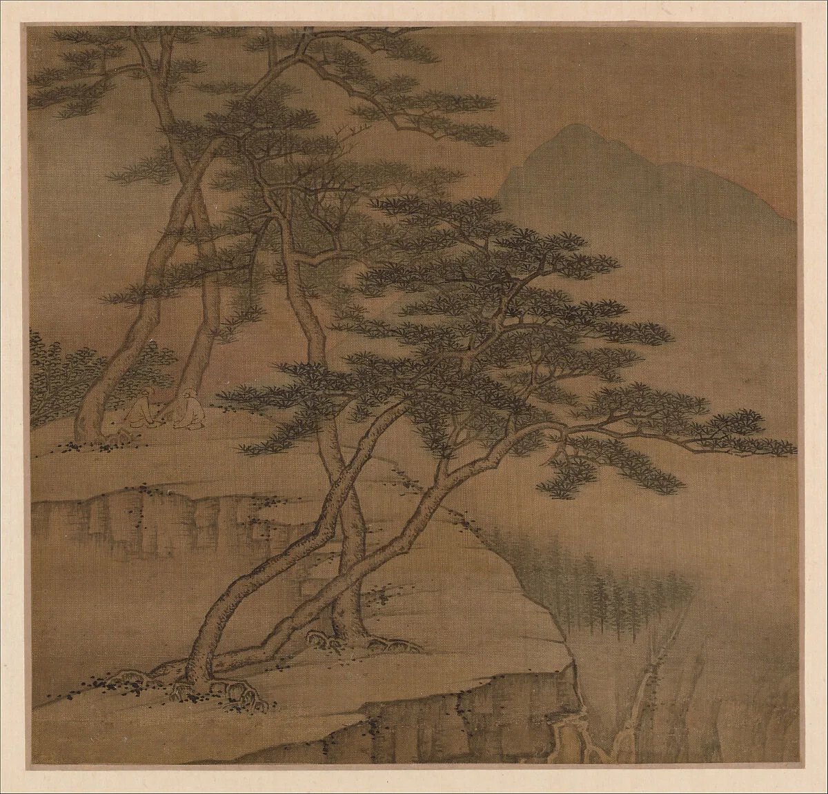清 高岑 擬古山水圖 冊 絹本|Landscapes in the styles of old masters — Gao Cen