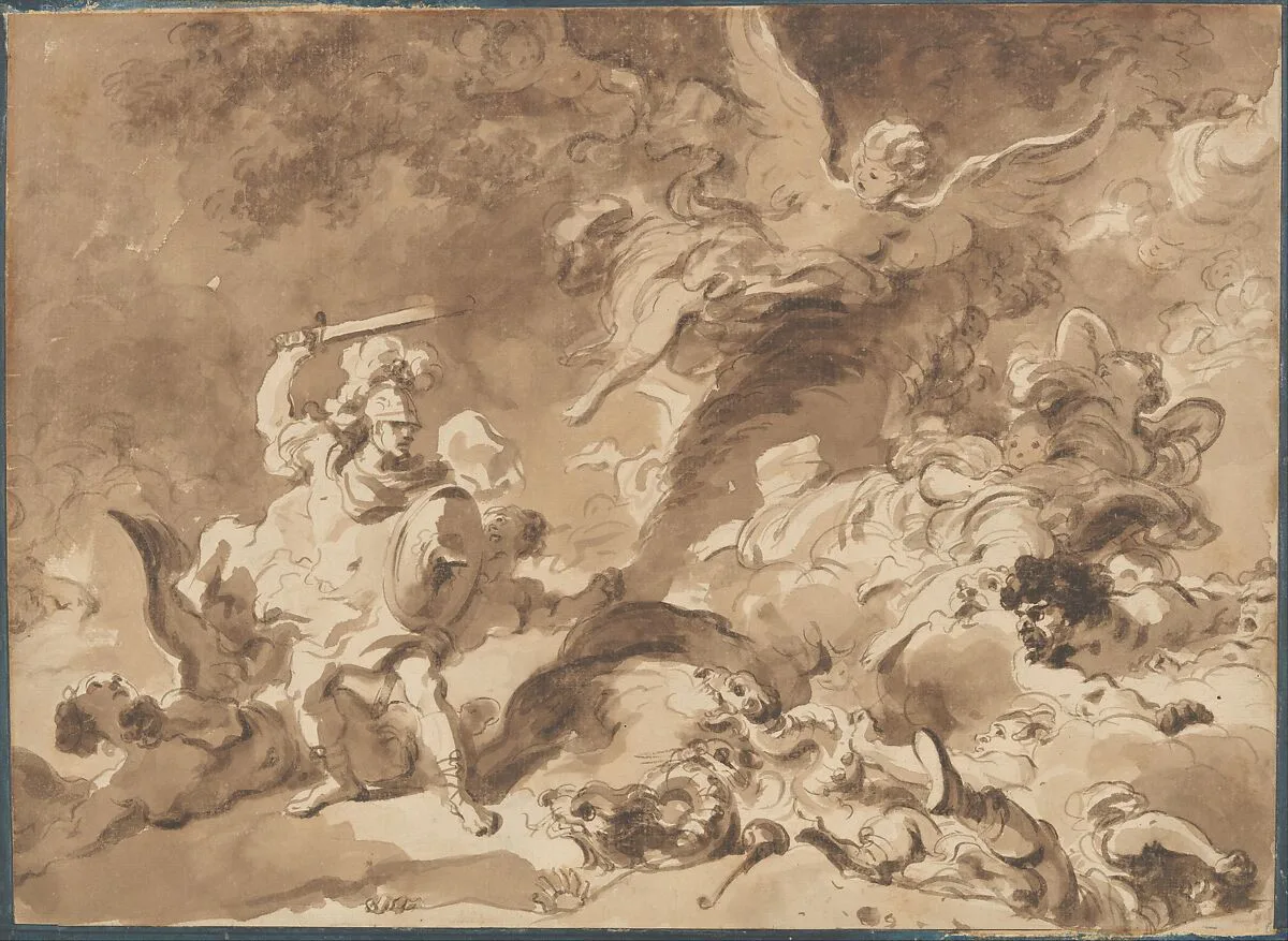 Rinaldo in the Enchanted Forest — Jean Honoré Fragonard