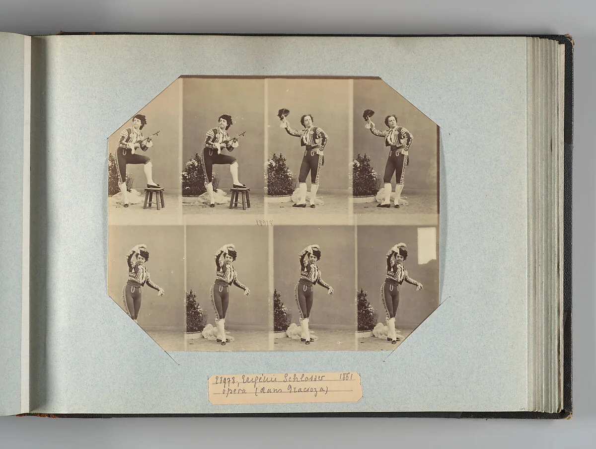 Eugénie Schlosser dans Gracioza — André-Adolphe-Eugène Disdéri