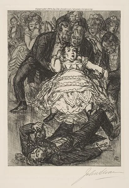 The Fall of Madame Boulard — John Sloan