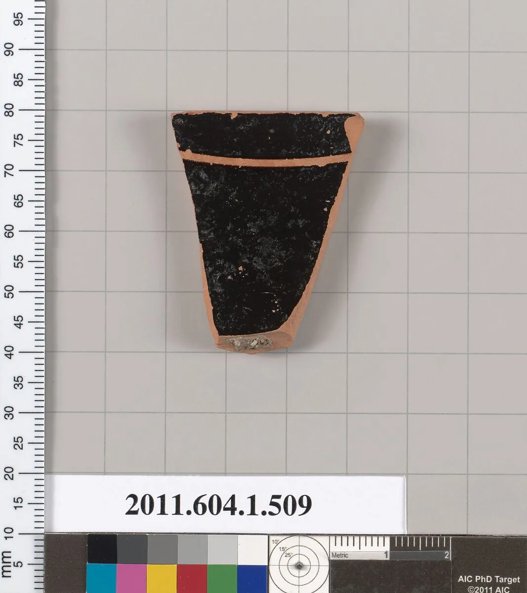 Terracotta fragment of a kylix (drinking cup) — Unknown