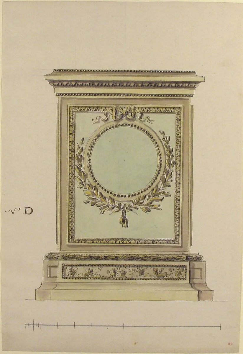 Design for a Clock — Anonymous, French, 18th century