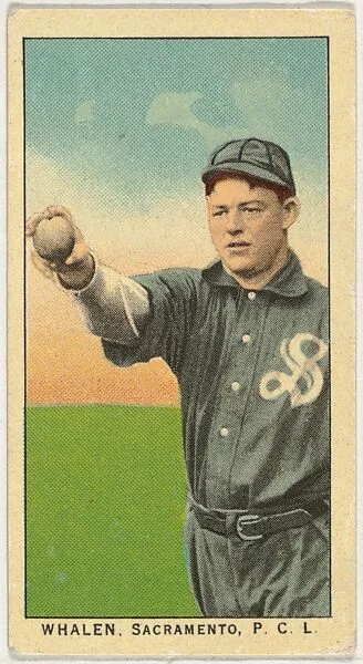 Whalen, Sacramento, Pacific Coast League, from the "Obak Baseball Players" set (T212), issued by the American Tobacco Company to promote Obak Mouthpiece Cigarettes — American Tobacco Company