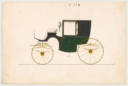 Design for Brougham, no. 738