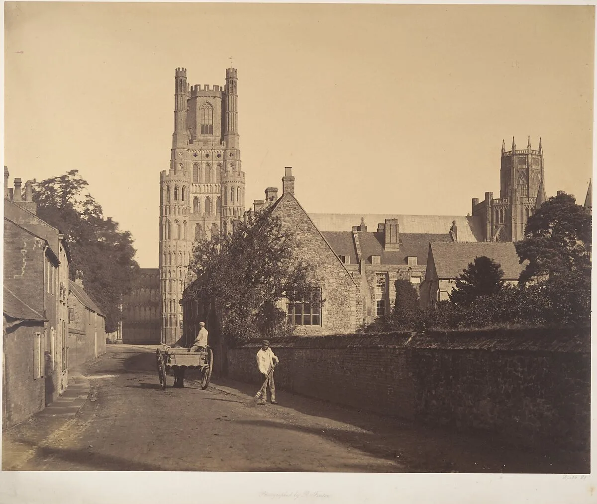Ely Cathedral, from the Grammar School — Roger Fenton