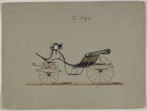 Design for Cabriolet or Victoria, no. 3690
