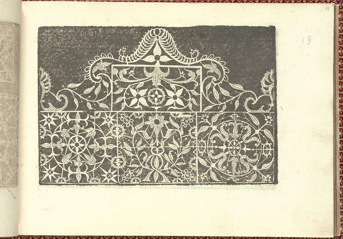 Corona delle Nobili et Virtuose Donne: Libro I-IV, page 19 (recto) — Cesare Vecellio