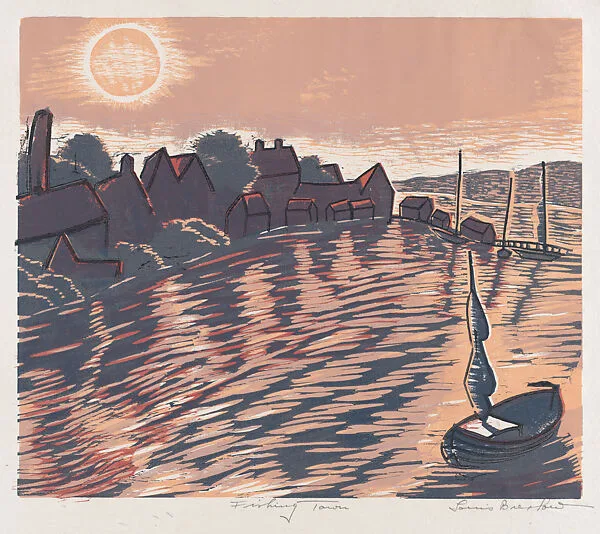 Fishing Tawn — Louis Breslow|WPA|Lou Barlow