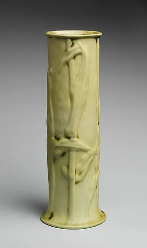 Vase with cornstalks