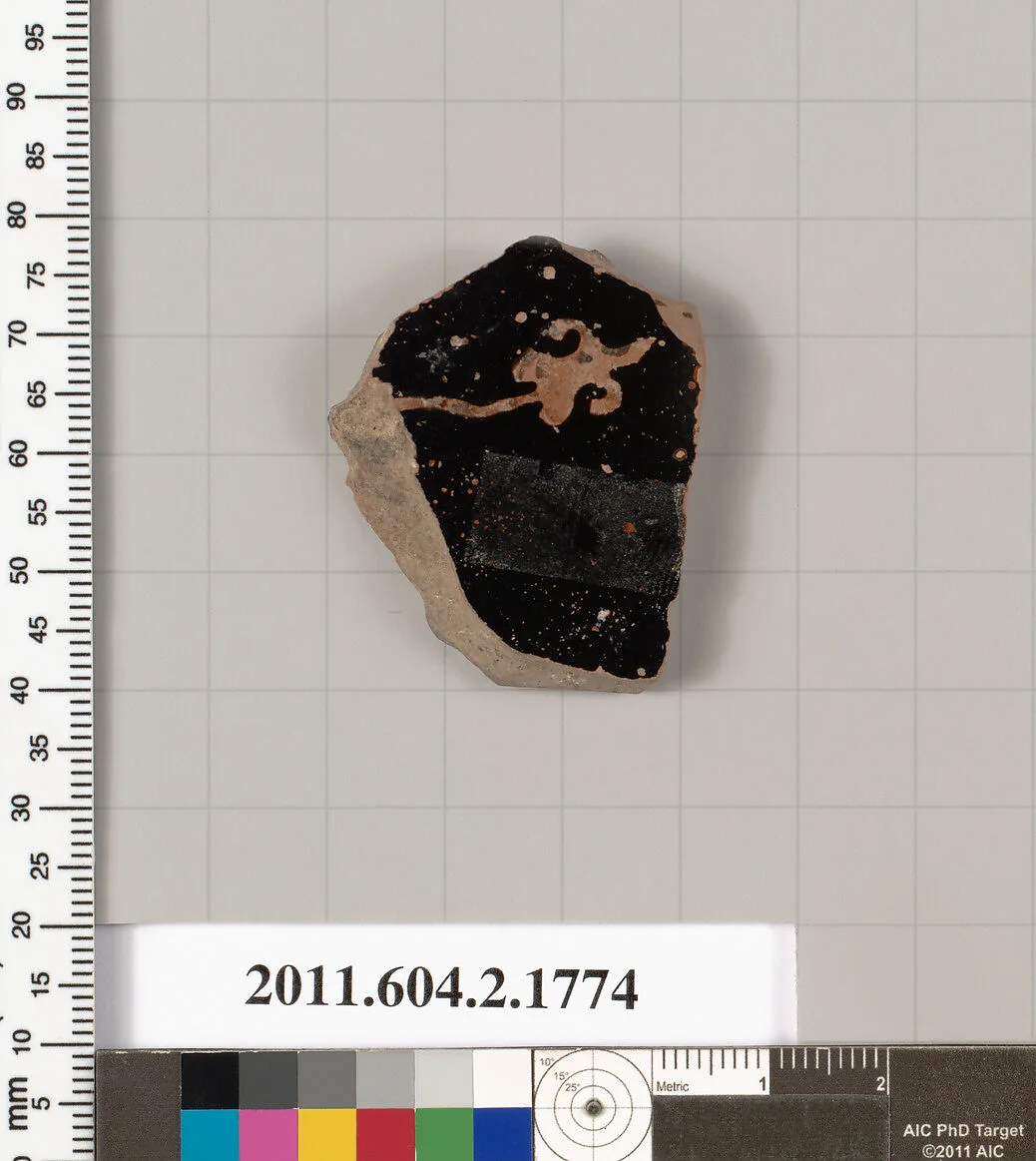 Terracotta fragment of a skyphos (deep drinking cup) — Unknown