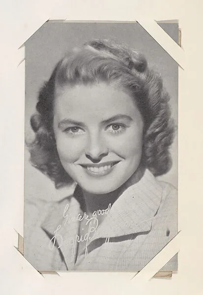 Ingrid Bergman from Movie Stars Exhibit Cards series (W401) — Unknown