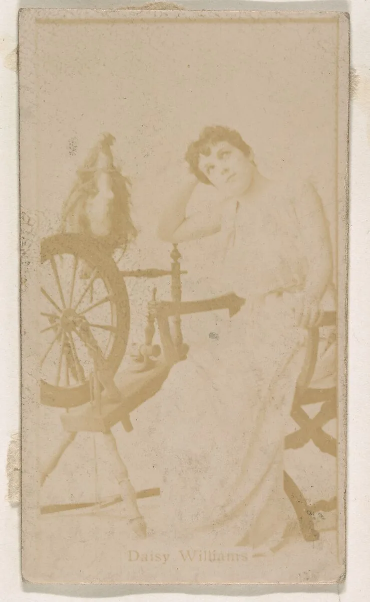 Daisy Williams, from the Actresses series (N245) issued by Kinney Brothers to promote Sweet Caporal Cigarettes — Kinney Brothers Tobacco Company
