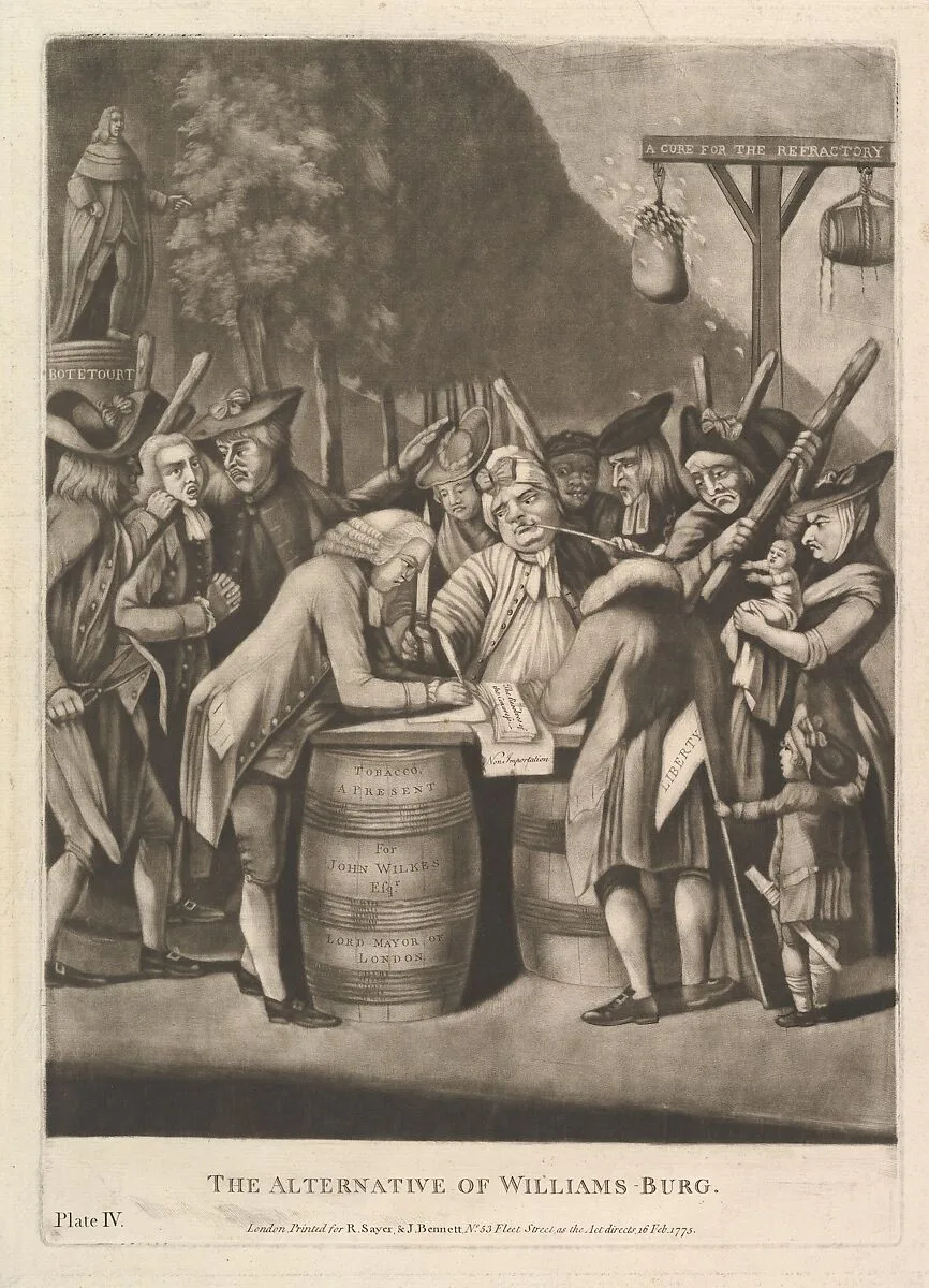 The Alternative of Williams-Burg — Philip Dawe|R. Sayer and J. Bennett