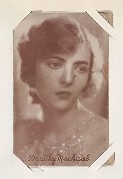 Dorothy Mackaiel from Movie Stars Exhibit Cards series (W401) — Unknown