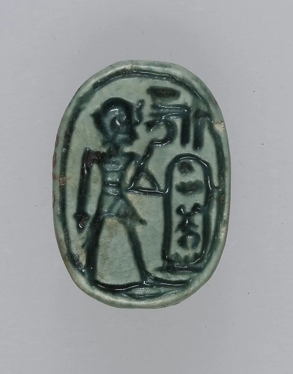 Scarab Inscribed With the Throne Name of Thutmose IV — Unknown
