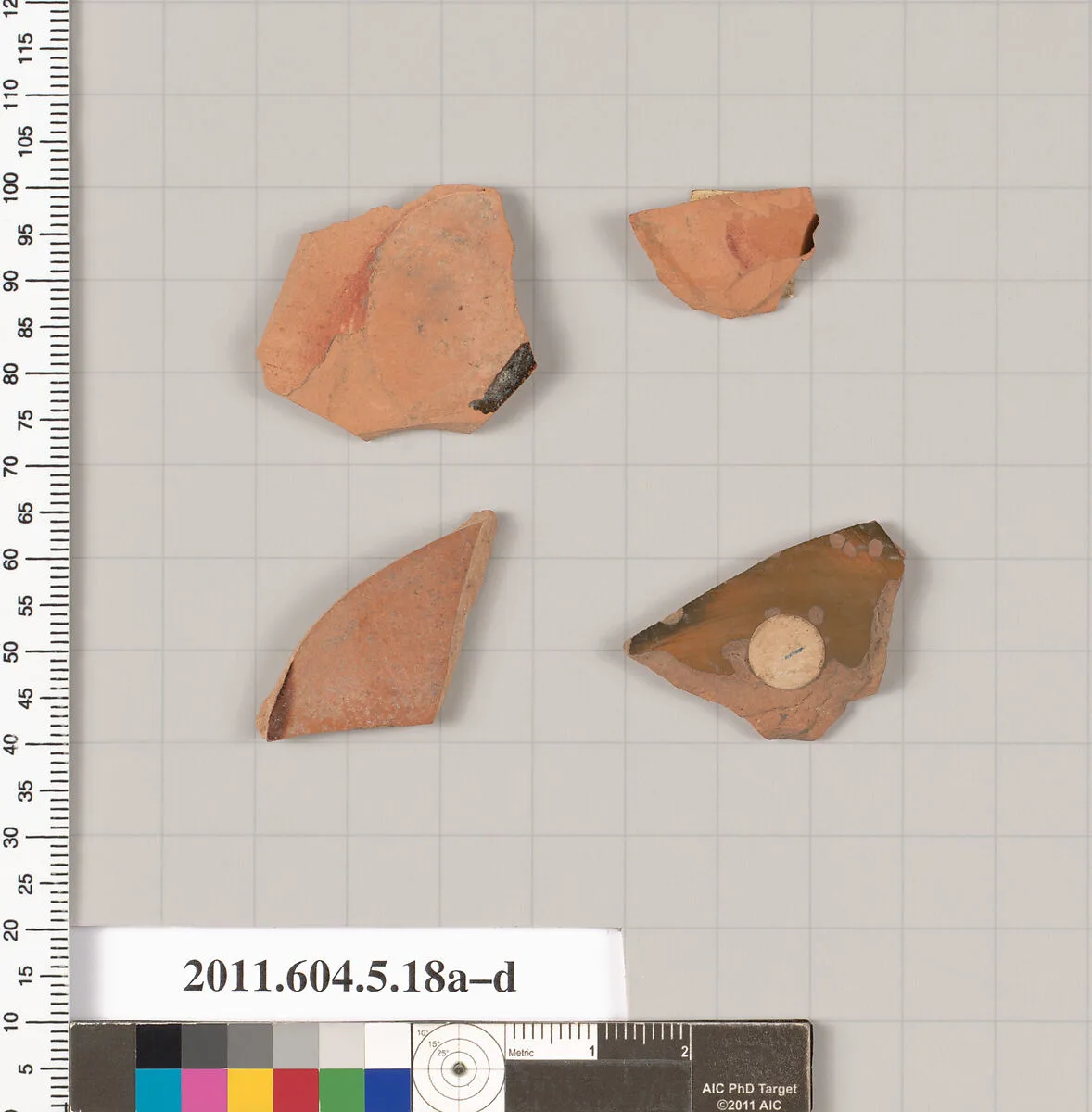 Terracotta fragments of kylikes (drinking cups) — Unknown