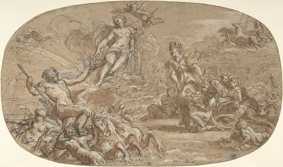 The Birth of Venus, with Neptune, Cybele and the Chariot of the Sun (Homage to Venus) — Niccolò Berrettoni