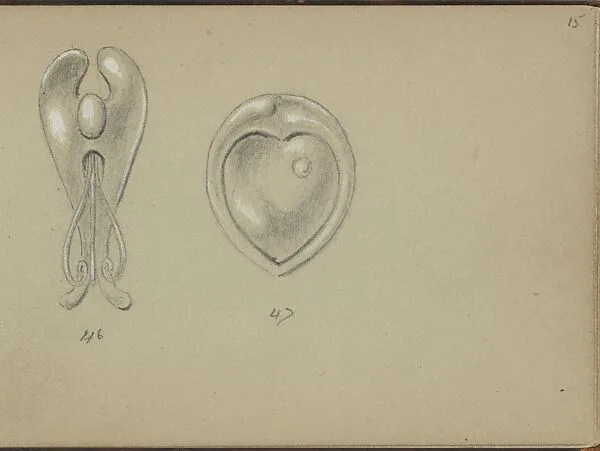 Two Silver Jewelry Designs — Edgar Gilstrap Simpson