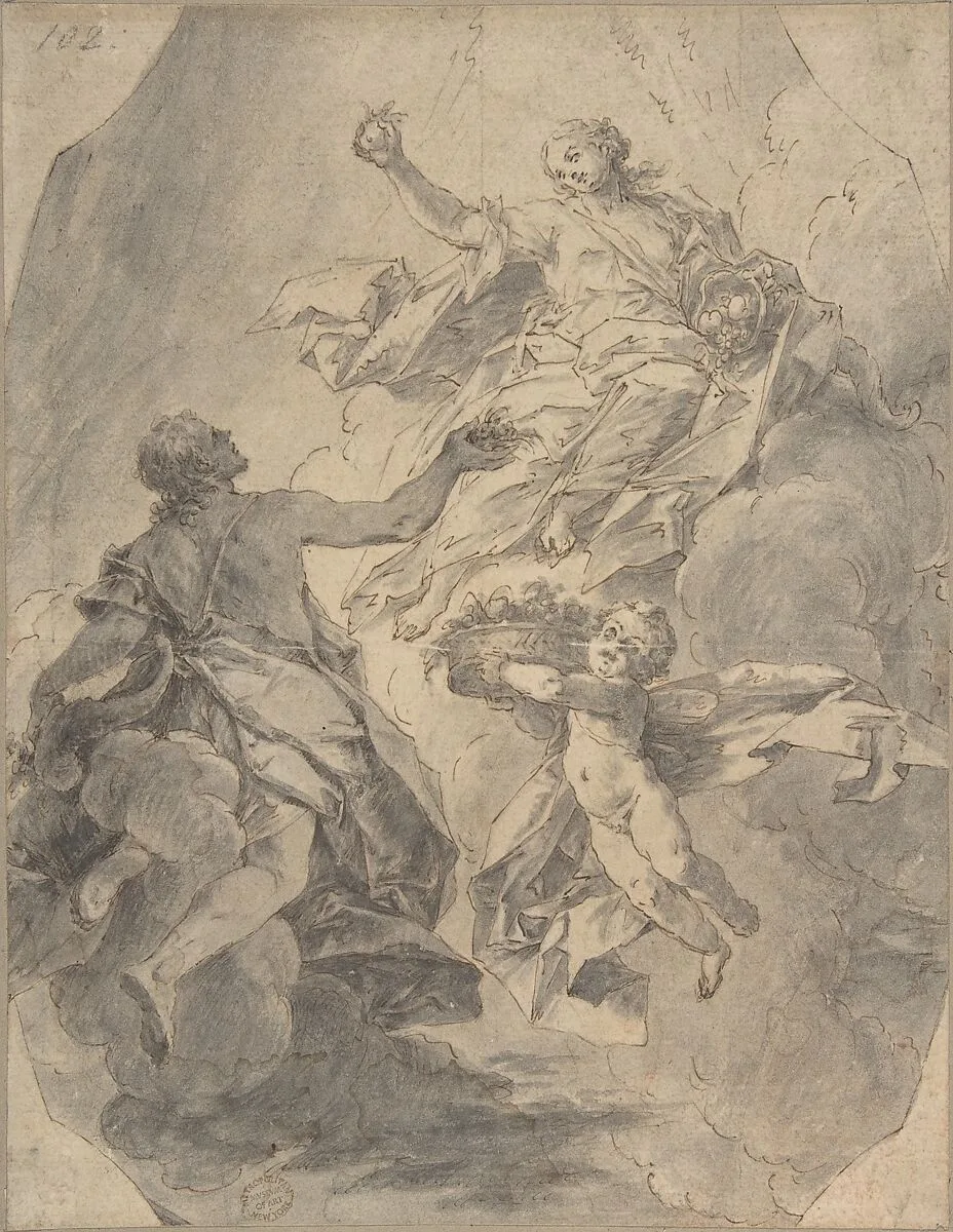 Allegory of Abundance — Anonymous, French, 17th century