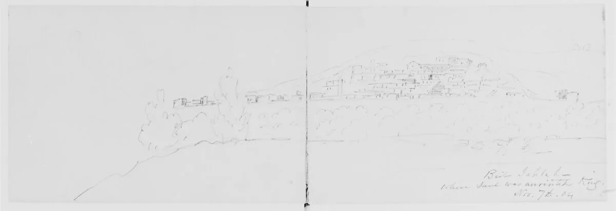 Beth Jahlah, 1904 (from Sketchbook) — Mary Newbold Sargent