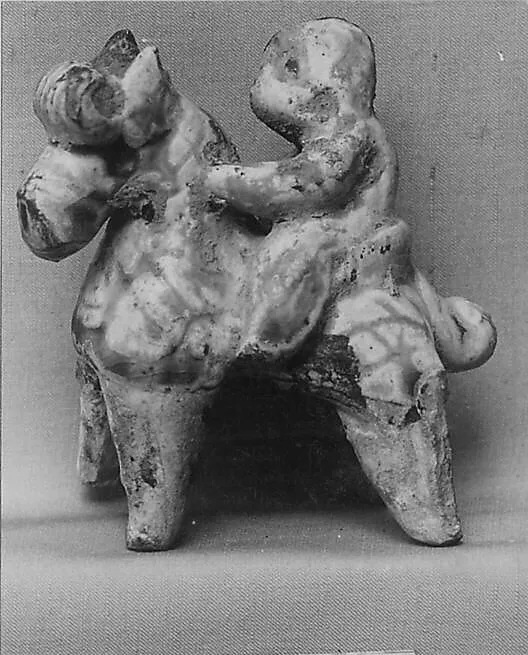 唐 釉陶騎馬俑|Horse and rider — Unknown