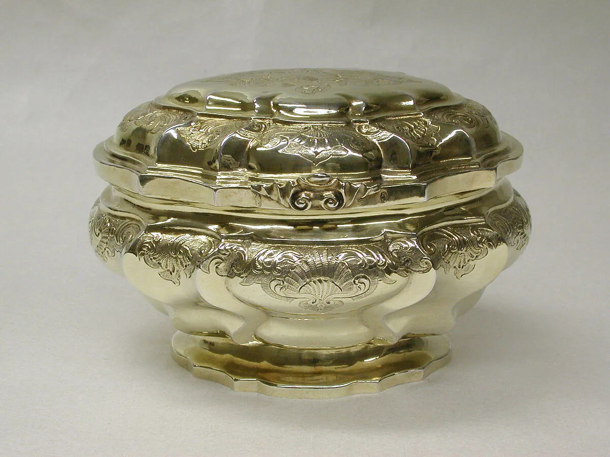 Toilet box (one of a pair) — Johann Conrad Lotter