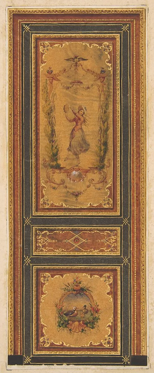 Design for a decorated door — Jules-Edmond-Charles Lachaise|Eugène-Pierre Gourdet