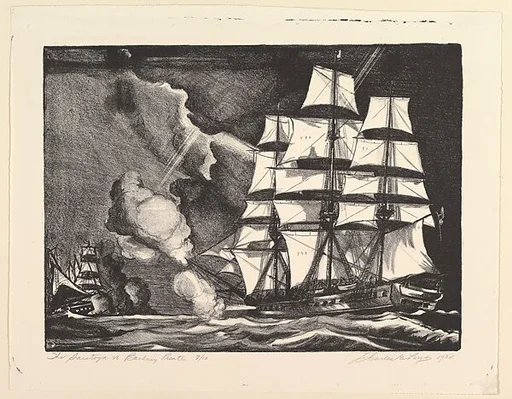 The Saratoga vs. The Barbary Pirates
