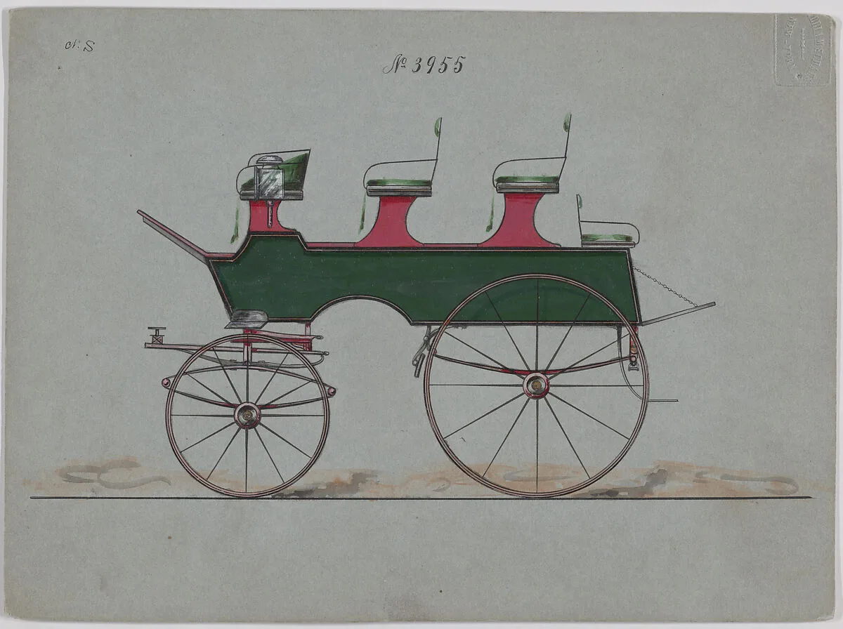 Design for Roof Seat Break, no. 3955 — Brewster & Co.|Herman Stahmer
