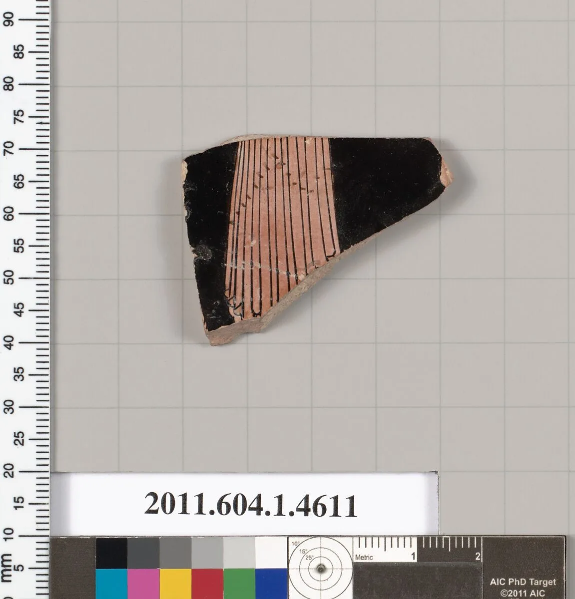 Terracotta fragment of a kylix (drinking cup) — Unknown