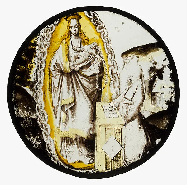 Roundel with Virgin and Child — Unknown
