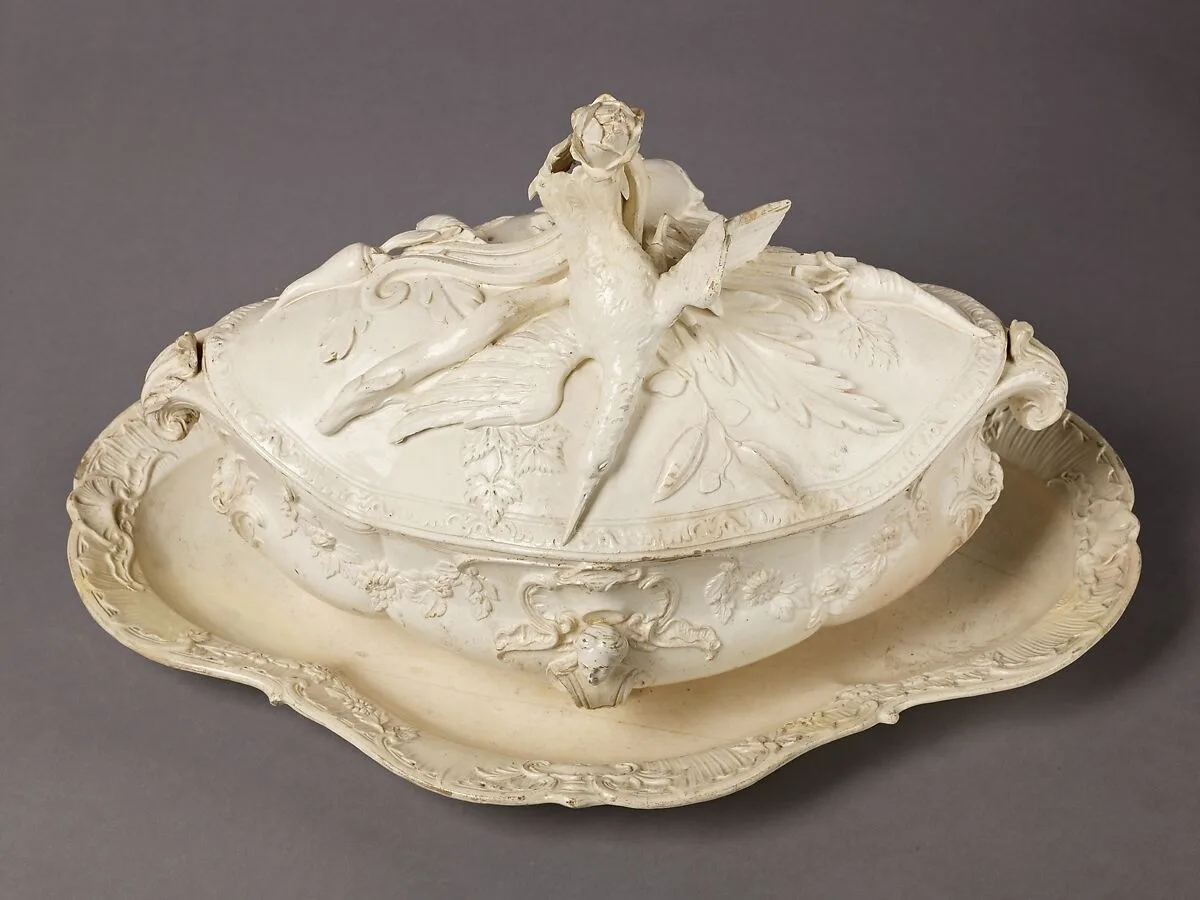 Tureen with cover and stand — Unknown
