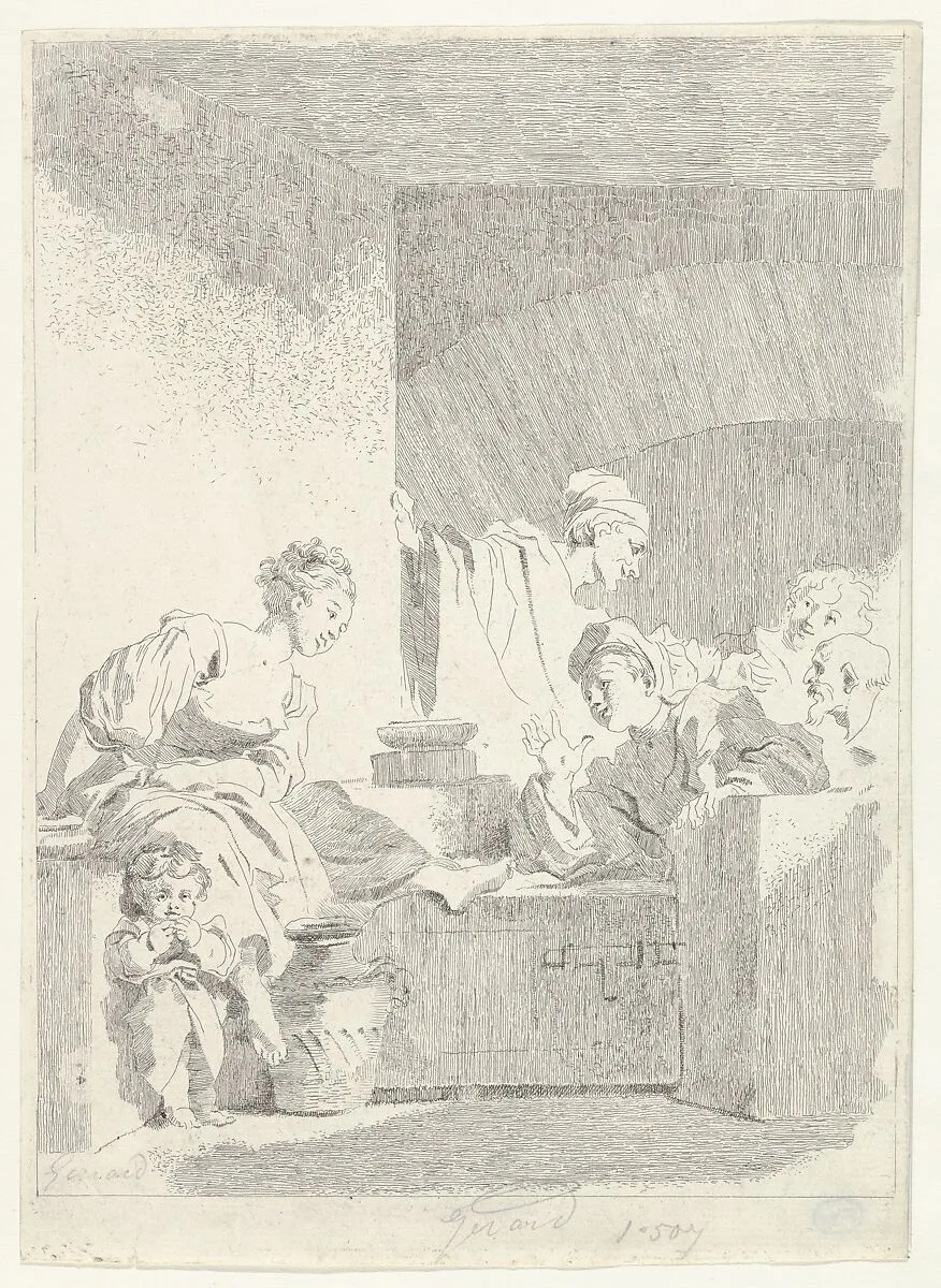 Interior — Jean Honoré Fragonard