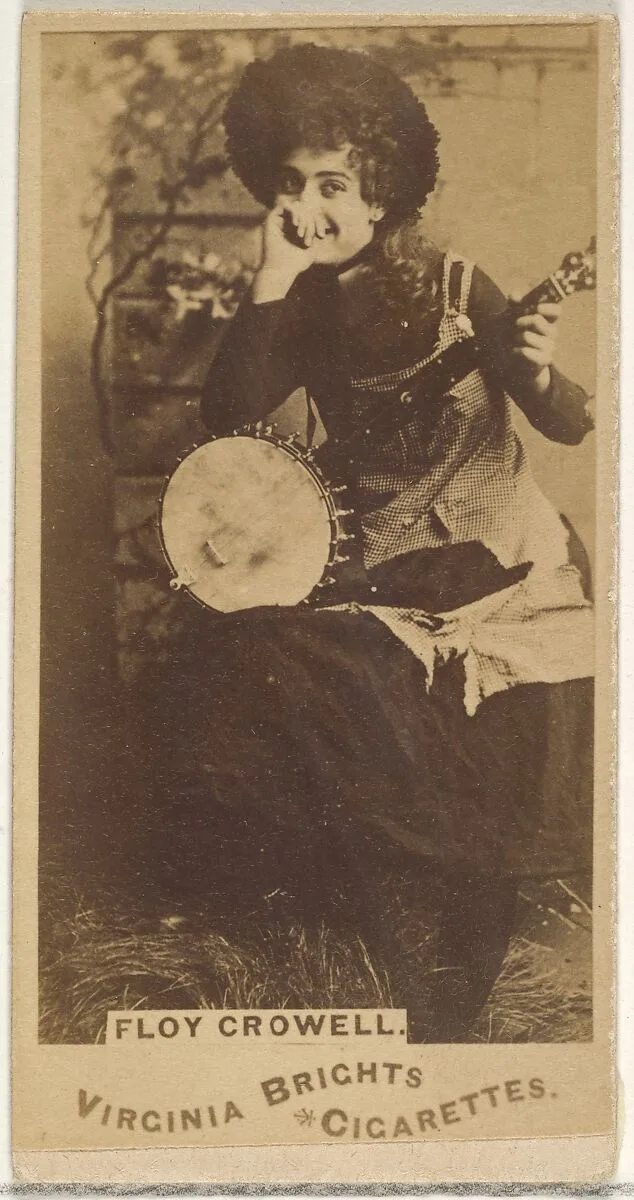 Floy Crowell, from the Actors and Actresses series (N45, Type 1) for Virginia Brights Cigarettes — Allen & Ginter