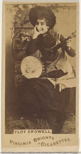 Floy Crowell, from the Actors and Actresses series (N45, Type 1) for Virginia Brights Cigarettes