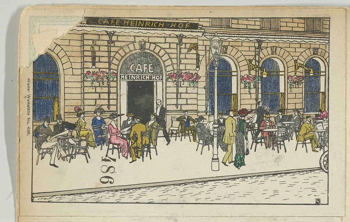 Café Heinrichhof — Moriz Jung|Wiener Werkstätte