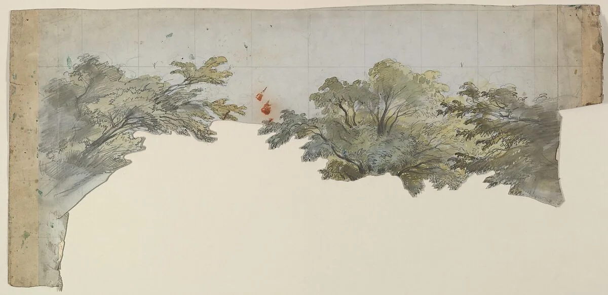 Design for a Stage Set — Eugène Cicéri