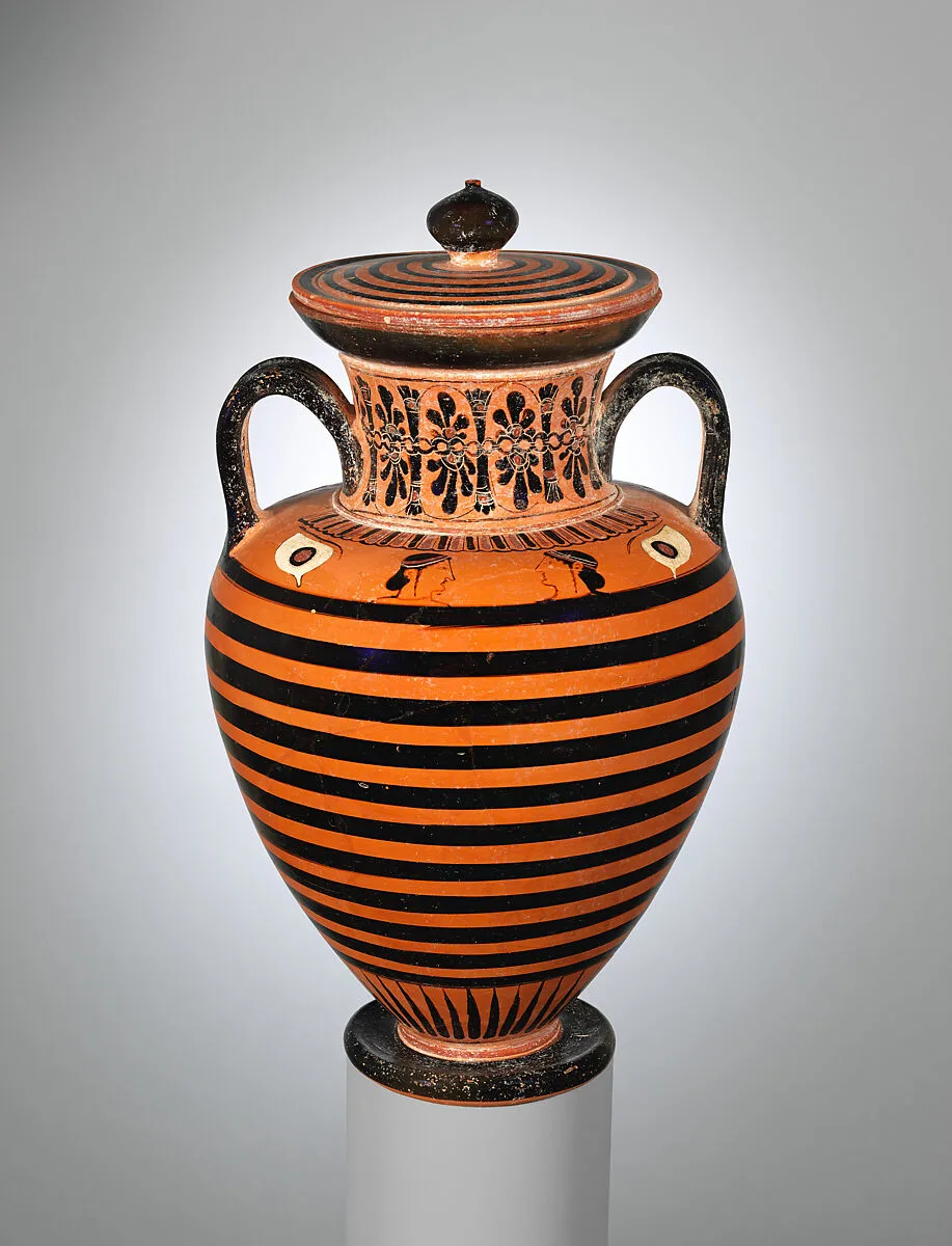 Terracotta neck-amphora (jar) — Unknown