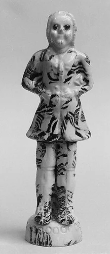 Man holding flowers (?)