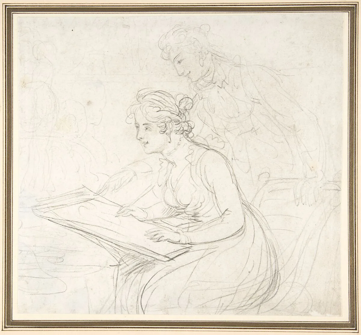 The Drawing Lesson — Thomas Rowlandson