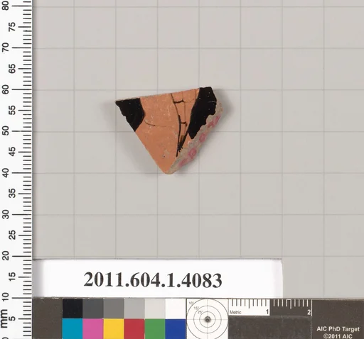 Terracotta fragment of a kylix (drinking cup)