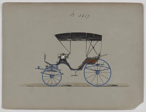 Design for Extension Top Park Phaeton, no. 3619